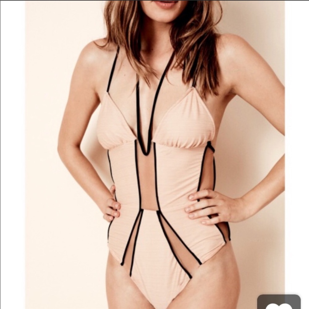 🍋For Love and Lemons Nude La Mer Swimsuit🍋
